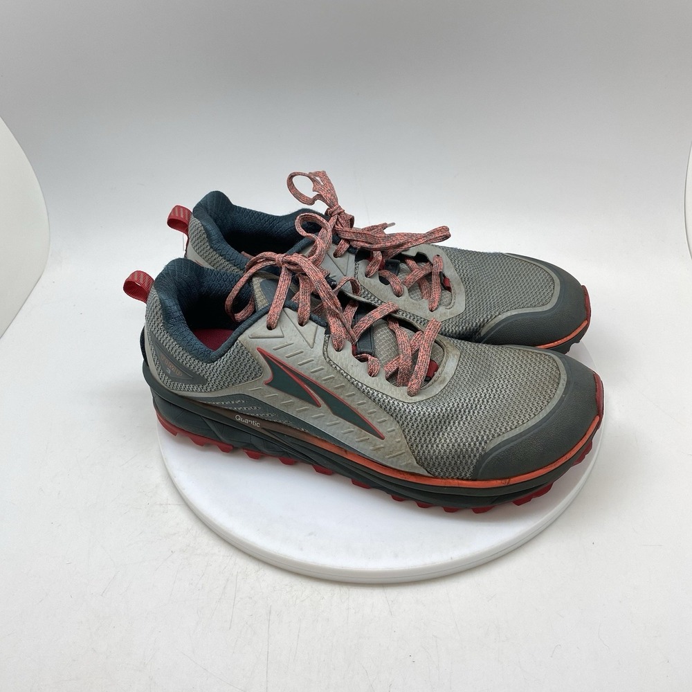 Altra Sneakers Womens 10 Timp 3 AL0A4VRB262 Trail Running Gray Coral Shoes